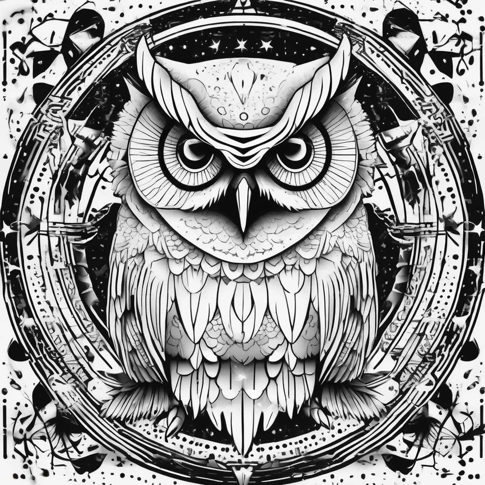 Owl Spirit Guide tattoo design