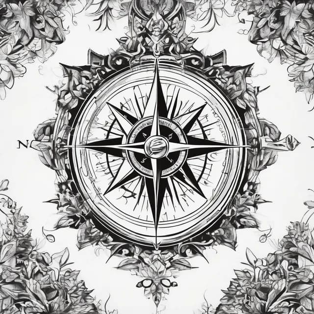 Compass On The Hand tattoo design