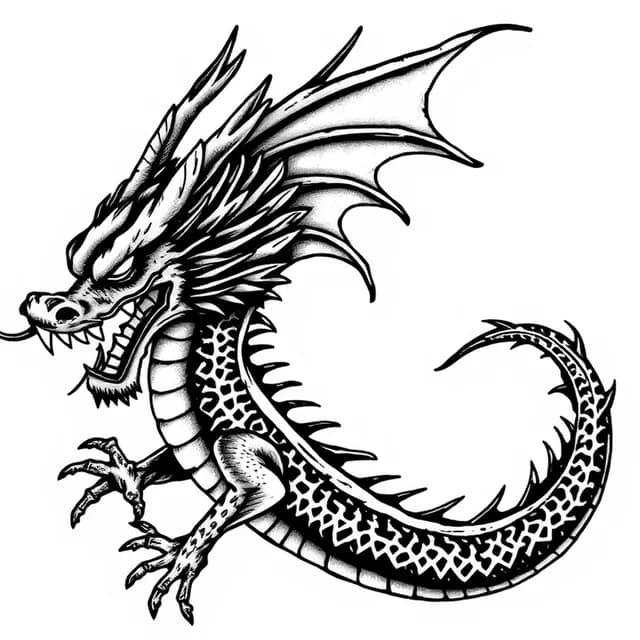 Dragon Armband tattoo design