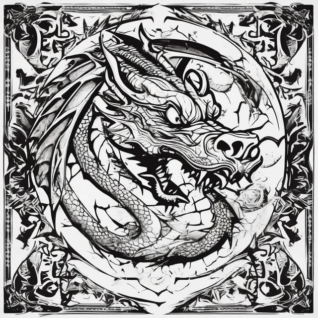 Dragon Cover Up Design tattoo design