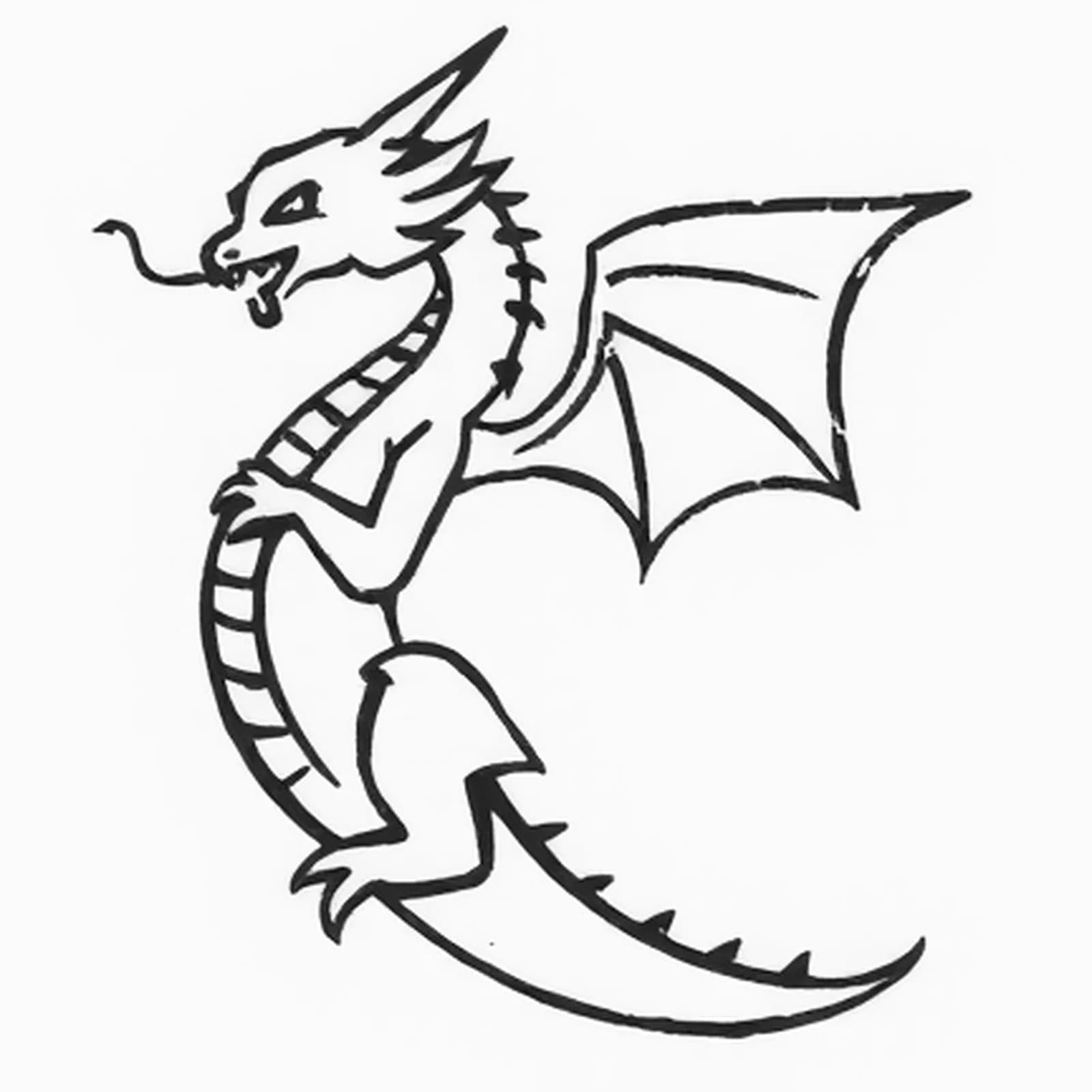 Micro Dragon Behind Ear tattoo design
