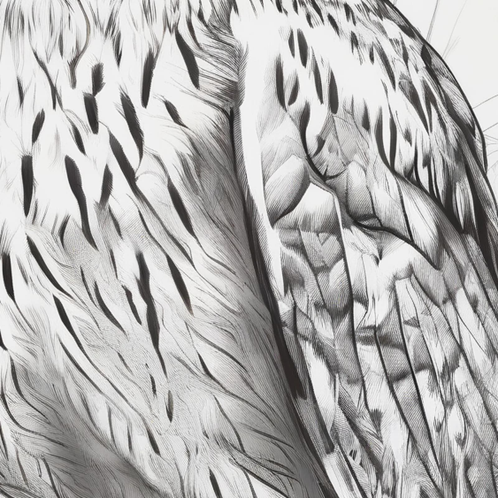 Northern Saw Whet Owl tattoo design, close-up detail