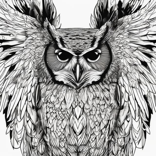 Owl Cover Up tattoo design