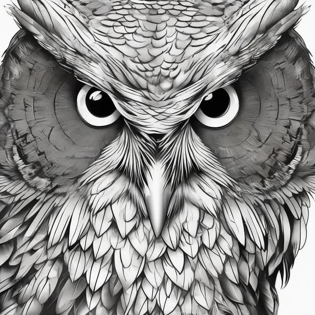 Owl On The Shoulder Blade tattoo design