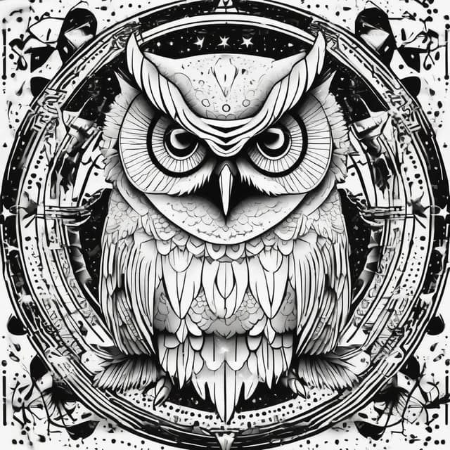 Owl Spirit Guide tattoo design